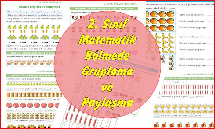 2. Sınıf Matematik Bölmede Gruplama ve Paylaşma