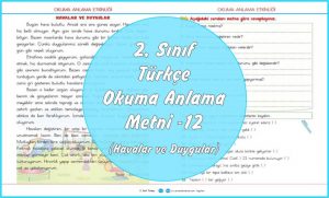 2. Sınıf İçerikleri